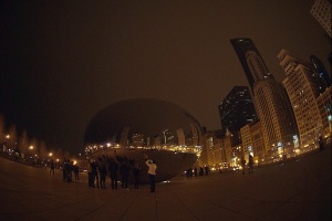 Chicago turns its lights off for Earth Hour 2010. (Photo credit: Ken Ilio)